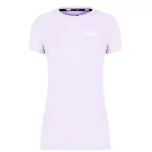 Image of Puma Small Logo T Shirt Ladies - Purple
