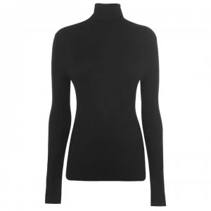 Image of Only Karol Knit Roll Neck Jumper - Black