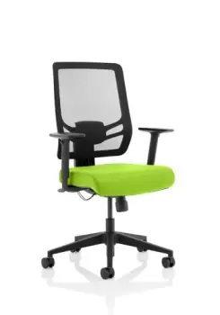 Image of Ergo Twist Bespoke Fabric Seat Myrrh Green Mesh Back