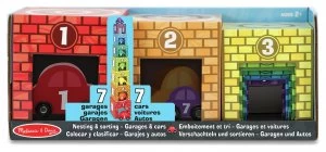 Image of Melissa and Doug Nesting and Sorting Garage Cars.