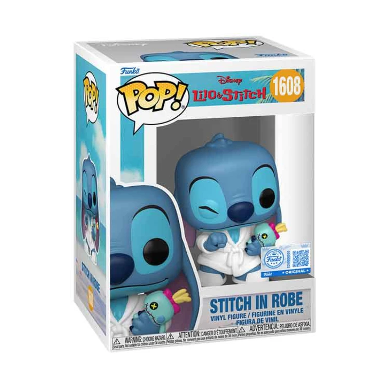 Image of AJ Toys & Books Funko Lilo & Stitch POP! Vinyl Figure Stitch in Robe