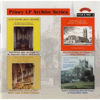 Image of Malcolm Archer - Priory Lp Archive Series Vol. 3 (Archer, Gould, Armstrong) CD