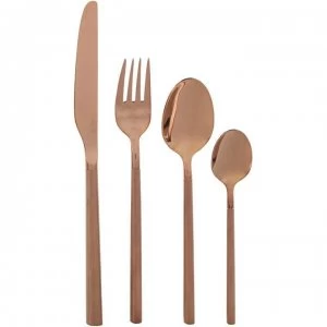 Image of Hotel Collection Harrington 16 Piece Cutlery Set - Copper