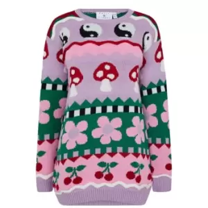 Image of Daisy Street Novelty Knit Jumper - Multi