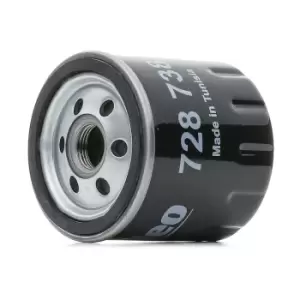 Image of VALEO Oil filter Spin-on Filter 728738 Engine oil filter VW,AUDI,SKODA,Golf VII Schragheck (5G1, BQ1, BE1, BE2),Polo Schragheck (6R1, 6C1)