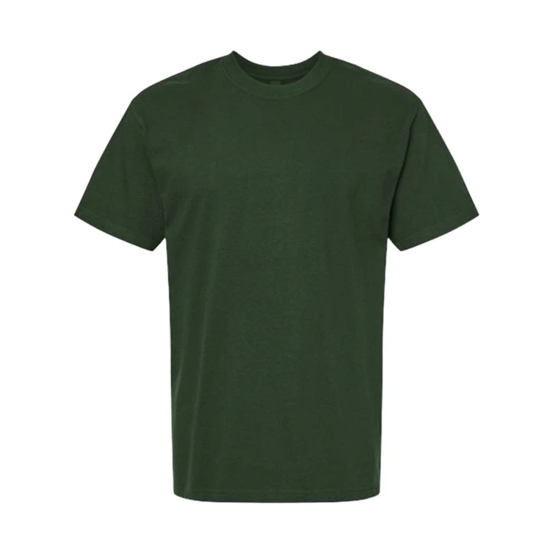 Image of Gildan Mens Hammer Maxweight T-Shirt in Green Size: Small Green Male S