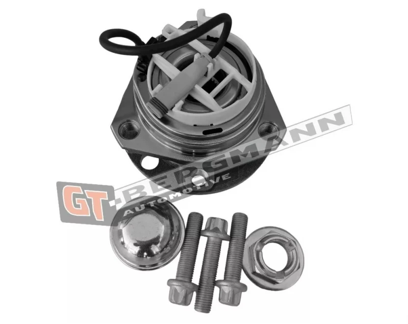 Image of GT-BERGMANN GT24-126 Wheel bearing kit with lock nut, with integrated ABS sensor Wheel Bearing Kit (654)