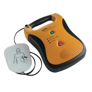Image of Wallace Cameron Lifeline AED Defibrillator Semi automatic Portable Black and Yellow
