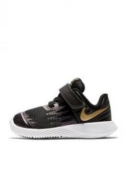 Image of Nike Star Runner Infant Trainer BlackGold Size 4