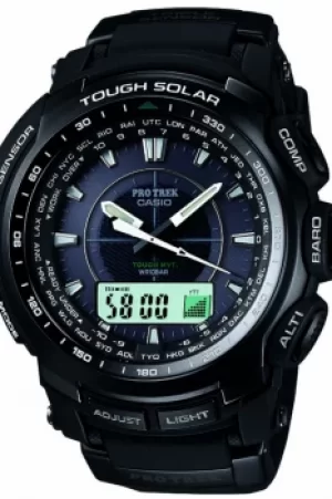 Image of Mens Casio Pro Trek Alarm Chronograph Watch PRW-5100-1ER