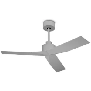 Image of LEDS C4 Forlight Lace Ceiling Fan Satin Nickel 3 Blades