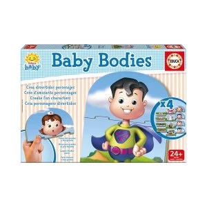 Image of Educa Baby Bodies Early Learning Jigsaw Puzzles (4 Sets Of 3 Pieces)