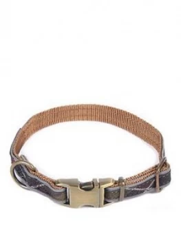 Image of Barbour Reflective Tartan Dog Collar - Large
