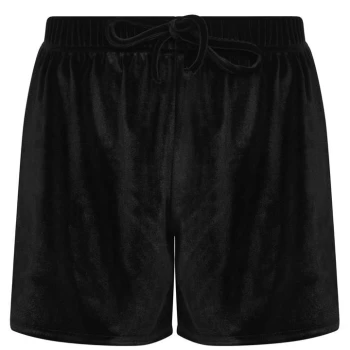 Image of Miso Velour Shorts - Black