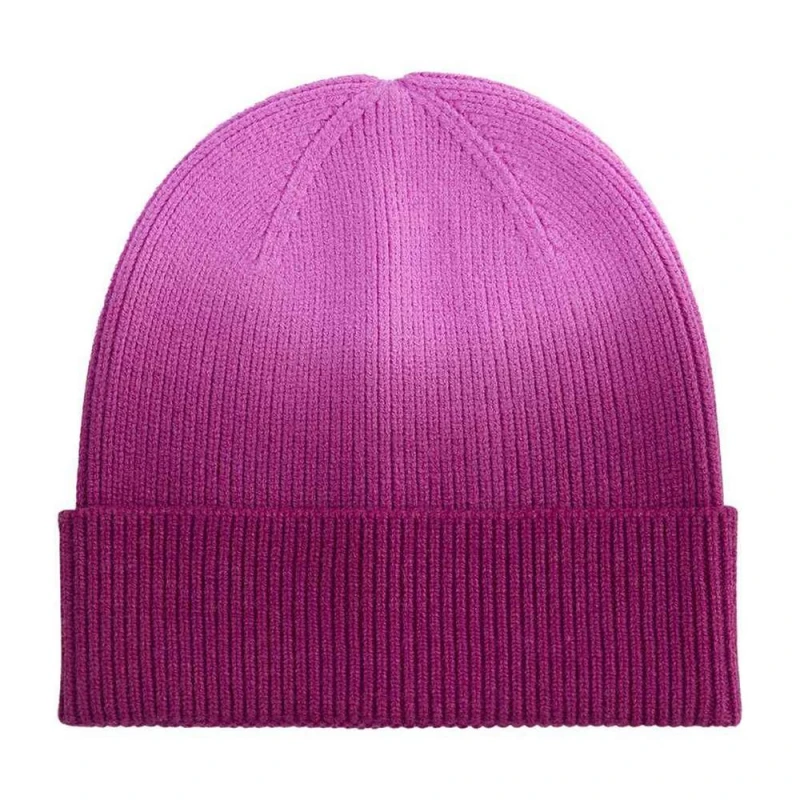 Image of Beechfield Mens Dip Dye Beanie in Pink Pink Male One Size