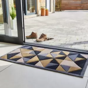 Image of JVL Solemate Latex Trimetric Doormat Beige