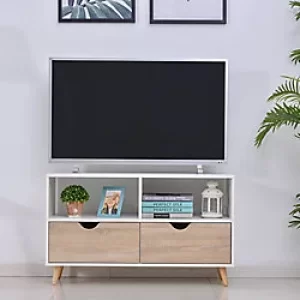 Image of HOMCOM TV Stand 831-289 White 390 x 990 x 580 mm