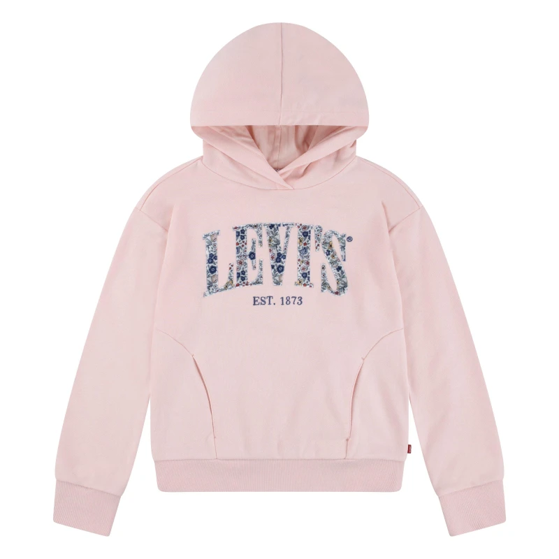 Image of Levis Teenager Seasonal Hoodie - Girl's - 14A - Pink / English Rose