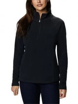 Image of Columbia Glacial Iv 1/2 Zip Fleece - Black
