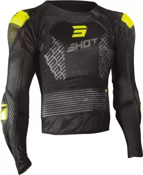 Image of Shot Airlight 2.0 Protector Jacket, black-yellow, Size S, black-yellow, Size S