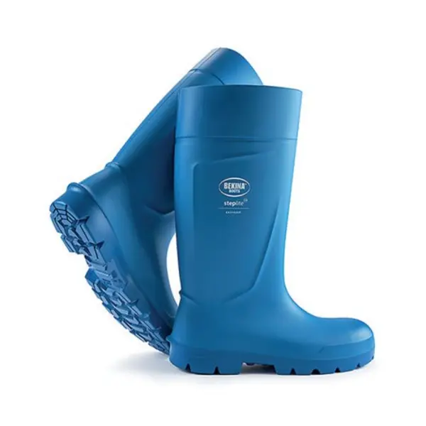 Image of Steplite Bekina Steplite Easygrip Steel Toe Cap Neotane S4 Safety Boots 1 Pair Blue 12 BNPAN3P535312