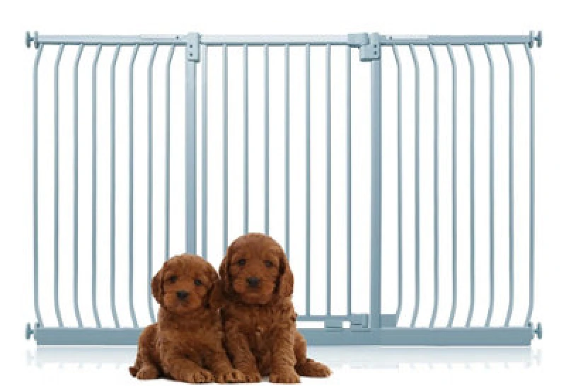 Image of Bettacare Extra Tall Elite Dog Gate, 179Cm - 188Cm, Matt Grey, Extra Tall 96.8Cm In Height, Pressure Fit Pet Gate