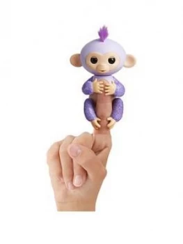 Image of Fingerlings Wowwee Glitter Monkey Purple