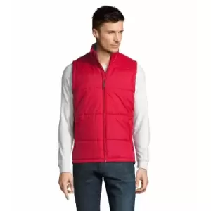 Image of SOLS Warm Unisex Padded Bodywarmer Jacket (L) (Red)
