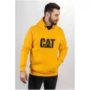 Image of Caterpillar Trademark Hooded Sweatshirt Yellow/Black - Medium