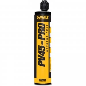 Image of DEWALT PV 45 PRO Syrene Free Chemical Anchor Cartridge 300ml