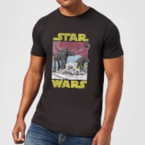 Image of Star Wars ATAT Mens T-Shirt - Black - XXL