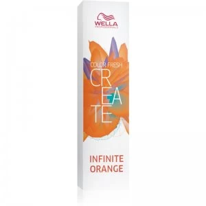 Image of Wella Professionals Color Fresh Create Semi Permanent Hair Colour Shade Infinite Orange 60ml