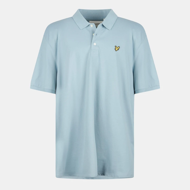 Image of Lyle and Scott Short Sleeve Polo Shirt - Blue Blue XL