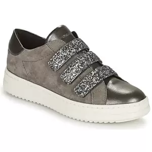 Image of Geox PONTOISE womens Shoes Trainers in Grey