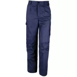 Image of Result Unisex Work-Guard Windproof Action Trousers / Workwear (S) (Navy Blue) - Navy Blue