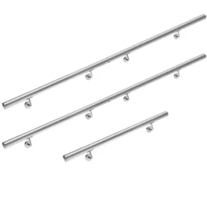 Image of Handrail 5Pcs Set Stainless Steel 5m Wall-Mounted