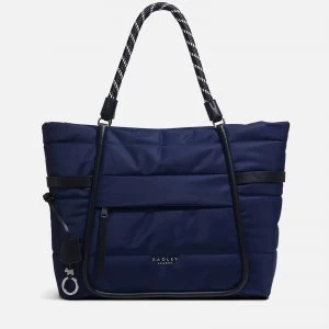 Image of Radley Womens Devon Street Large Zip Top Shoulder Bag - Ink