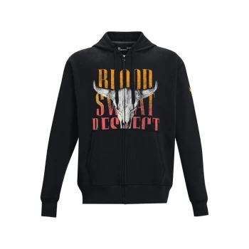 Image of Under Armour Project Rock Originators Full Zip Hoodie Mens - Black/Grey