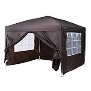Image of OutSunny Pop Up Gazebo Coffee Water proof Outdoors 225mm x 1210 mm x 225 mm