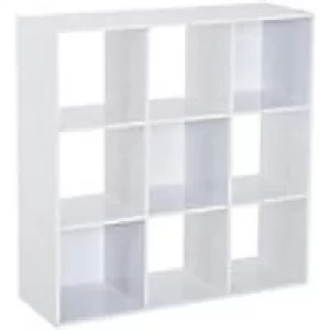 Image of HOMCOM 9 Partitions Cabinet Without Basket White 910 mm x 295mm x 910 mm