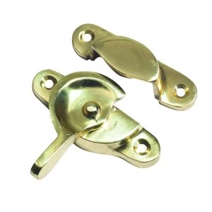 Image of Wickes Sash Window Fitch Fastener - Brass