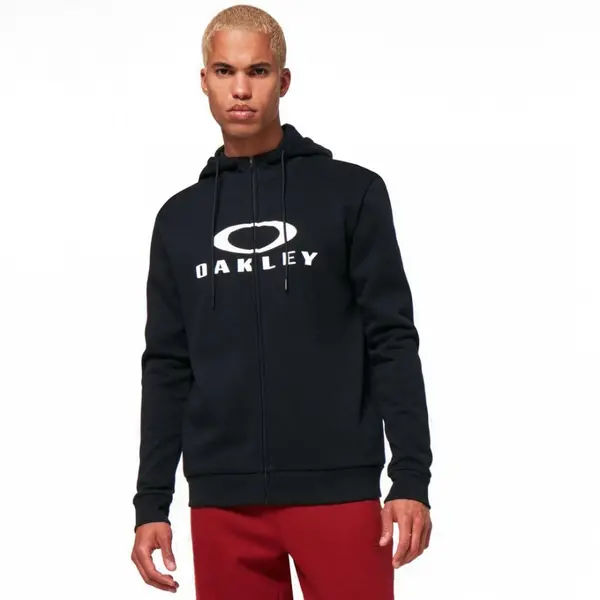 Image of Oakley Bark FZ Hoodie 2.0 - Black/White - M