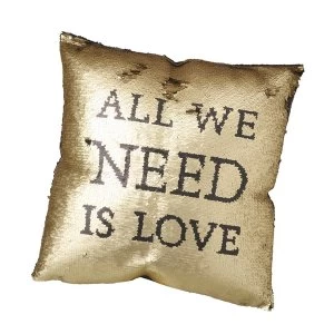 Image of All We Need Is Love Cushion By Heaven Sends