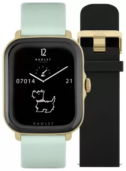 Image of Radley Silicone and Leather Smart Calling Watch Set