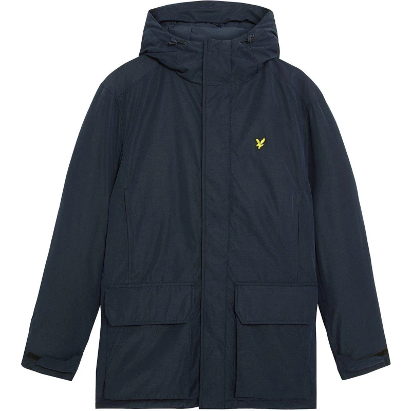 Image of Lyle and Scott Mens Membrane Quilted Jacket Dark Navy male M