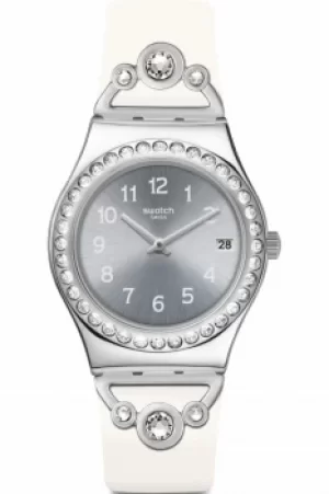 Image of Swatch Pretty In White Watch YLS463