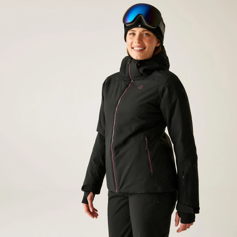 Image of Dare 2b Womens Flurry II ARED 30/30 Stretch Insulated Waterproof Jacket Black female 6