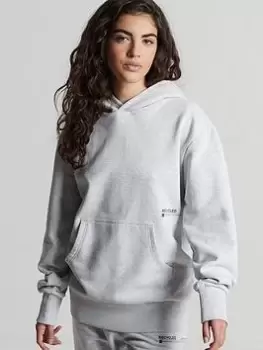 Image of Superdry Studios 100% Recycled Hoodie - Grey, Multi, Size S/M, Women