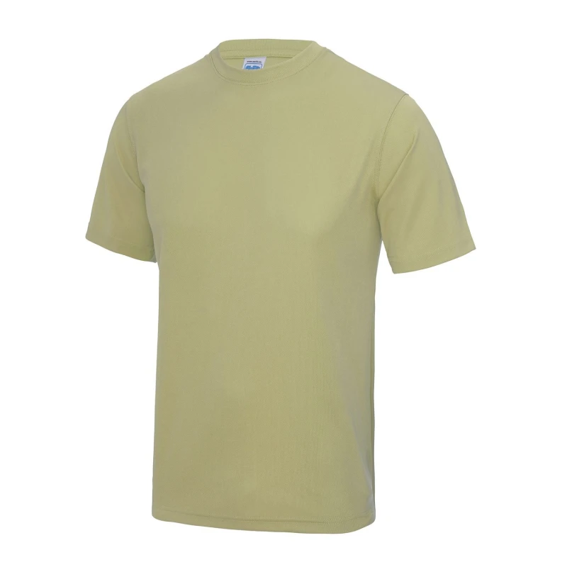 Image of AWDis AWDis Men Just Cool Performance Plain T-Shirt in Light Brown Size: X-Small Light Brown XS Male 5055747892901