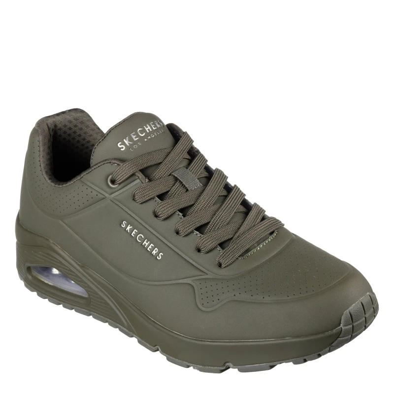 Image of Skechers UNO Stand On Air Mens Trainers - Green Green 11